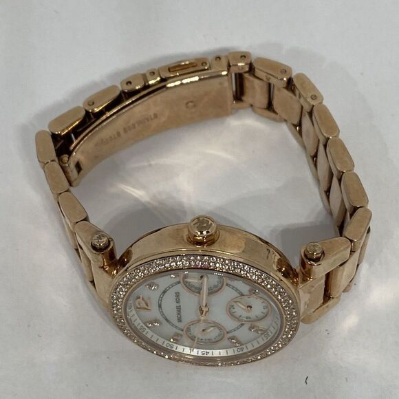 Michael Kors MK5616 Women's Gold Stainless Steel Analog Dial Quartz Watch WO648 - Picture 8 of 12